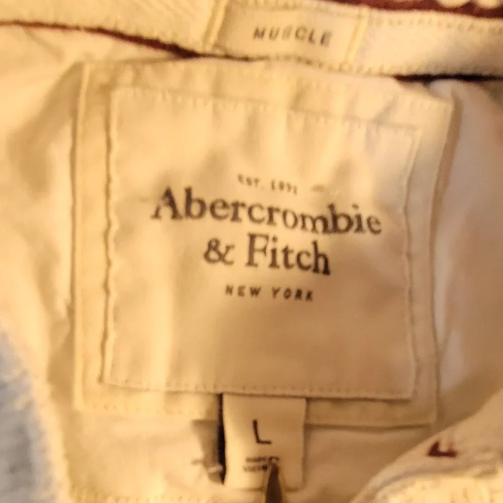 Vintage Abercrombie & Fitch Wheat Long Sleeve Thermal Large - Picture 3 of 13